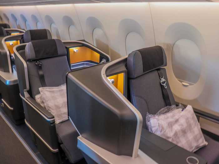 The other type of seat along the cabin wall is the aisle seat. True to its name, this seat is closer to the aisle and ideal if traveling with a companion seated across the aisle.