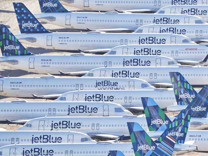 Photographer Andy Luten captured the rows and rows of JetBlue Airways planes that had arrived in Marana at the start of the pandemic, a first for the then 20-year-old airline. Overflow parking lots were also built by Ascent to accommodate low-cost carriers.