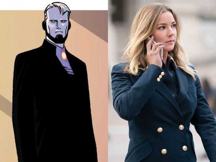 Karli was given her powers by the Power Broker. In the comics, there have been two Power Brokers, the first being Curtiss Jackson and the second an unknown figure. Emily VanCamp