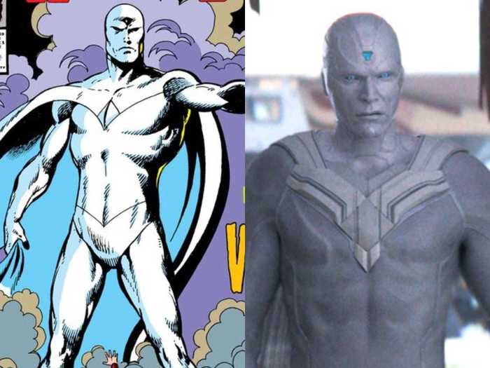 White Vision, played by Paul Bettany, battled the original Vision before flying away to parts unknown.