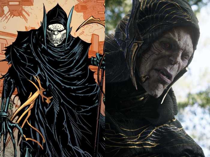 Corvus Glaive was played by Michael James Shaw.