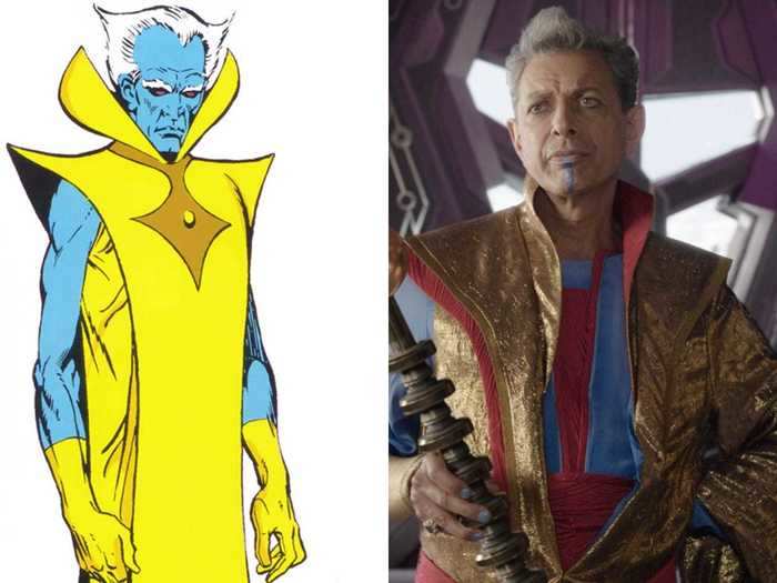 Jeff Goldblum also pops in to play the dictatorial leader of Sakaar, the Grandmaster.