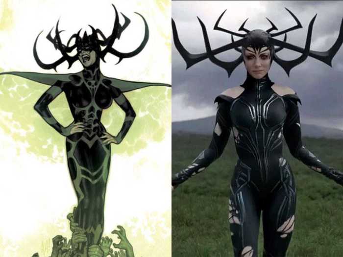 Hela, the Goddess of Death, is played by Cate Blanchett in "Thor: Ragnarok."