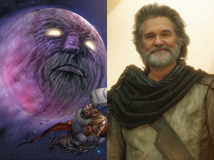 When the Guardians of the Galaxy returned for "Vol. 2," they faced off against Ego the Living Planet, played by Kurt Russell.