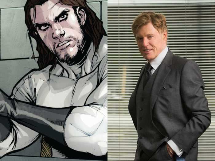 The legendary Robert Redford played the head of Hydra, Alexander Pierce, in "Captain America: The Winter Soldier." In the comics, he