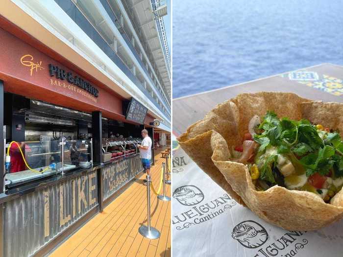 Other cruise superfans admitted to not exploring and trying new eateries on the ship.