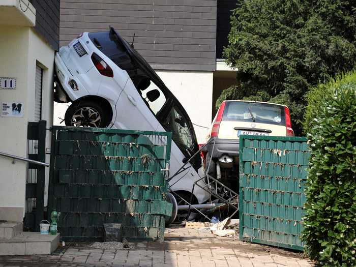 Ursula Schuch, a resident of the town Bad Neuenahr-Ahrweiler, Germany, told the BBC: "We have no water, no electricity, no gas. The toilet can