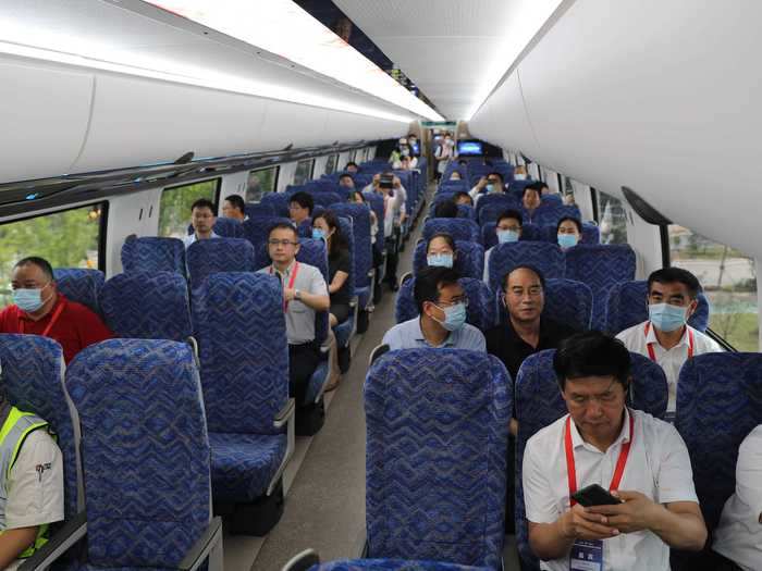 The train was developed by the state-owned China Railway Rolling Stock Corporation. It