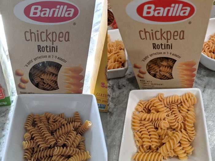 After the detour into wheat-based pasta, I tried out Barilla