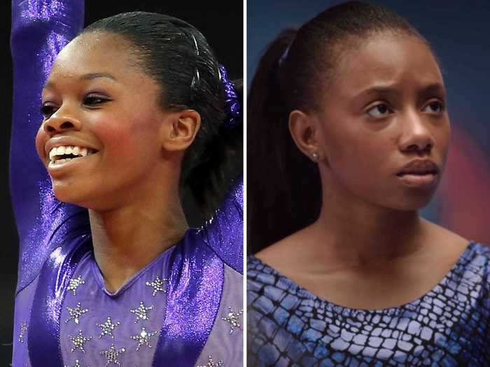 Imani Hakim portrayed gymnast Gabby Douglas in the 2014 Lifetime TV movie "The Gabby Douglas Story."