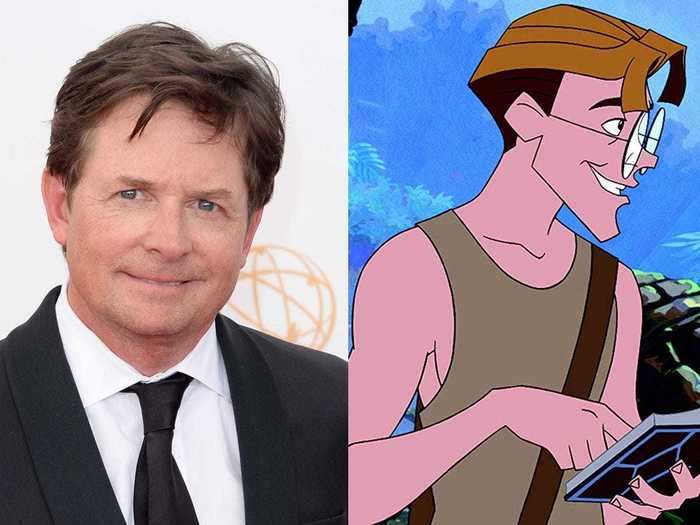 Michael J. Fox voiced Milo in "Atlantis: The Lost Empire."