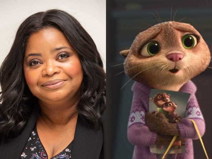 Adding to the star-studded cast, Octavia Spencer voiced Mrs. Otterton in "Zootopia."