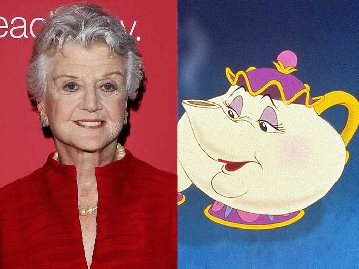 Angela Lansbury voiced Mrs. Potts in "Beauty and the Beast."