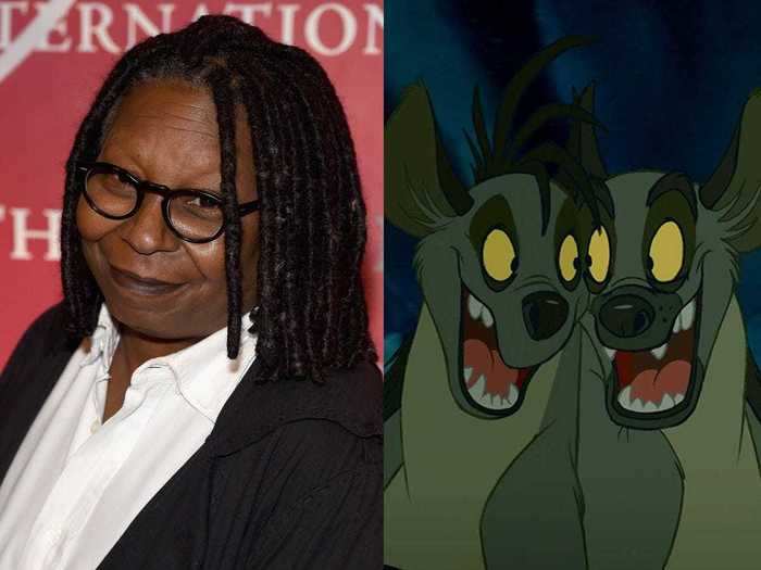 Whoopi Goldberg was also in "The Lion King."