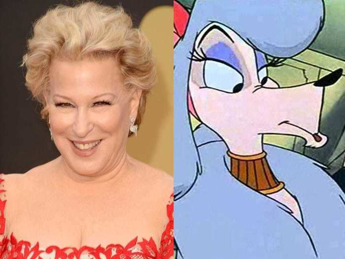 Bette Midler was in "Oliver & Company" as well.