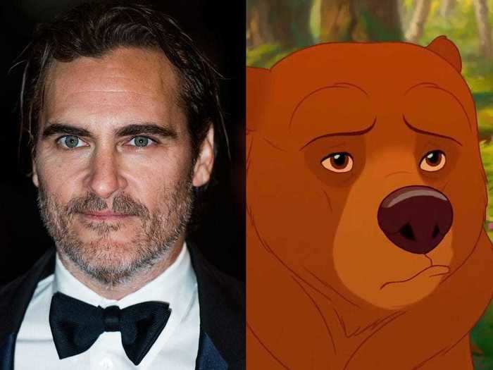 Joaquin Phoenix voices Kenai in "Brother Bear."