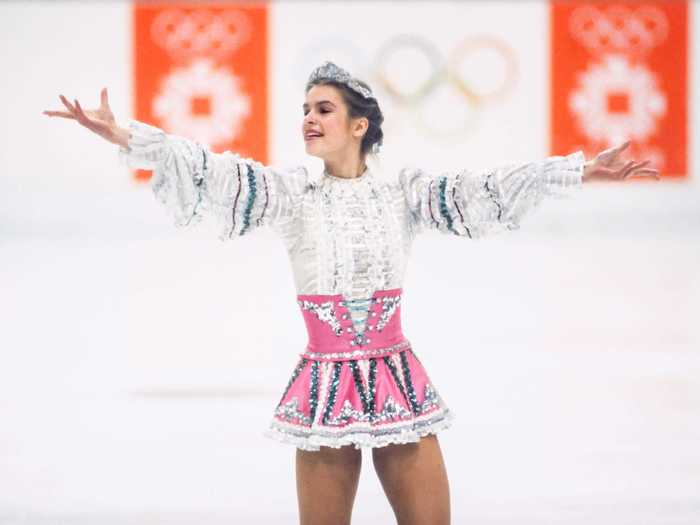 Katarina Witt turned heads with her outfit at the 1984 Olympics.