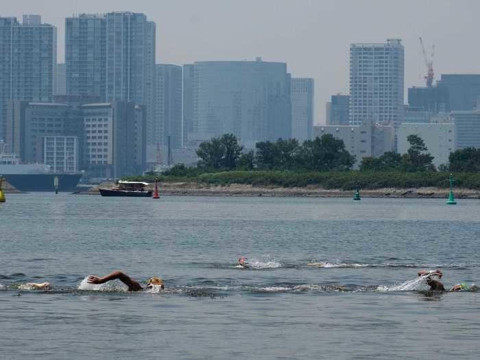 Tokyo Bay smells "like a toilet."