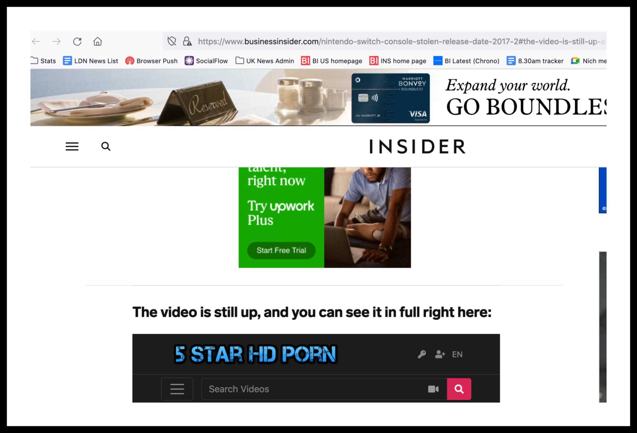 Mainstream sites were left displaying hardcore porn after an expired domain  redirected to X-rated videos