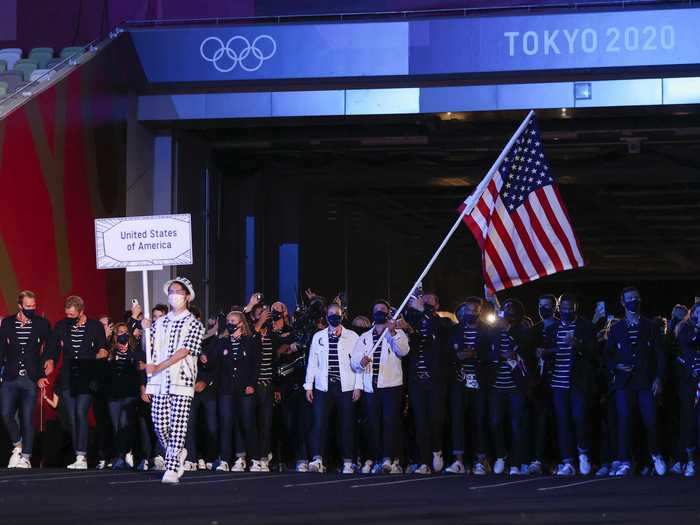 NOW: Tokyo 2020 - Team USA marches sans fans in the Parade of Nations at the 2020 Summer Olympics in Japan.