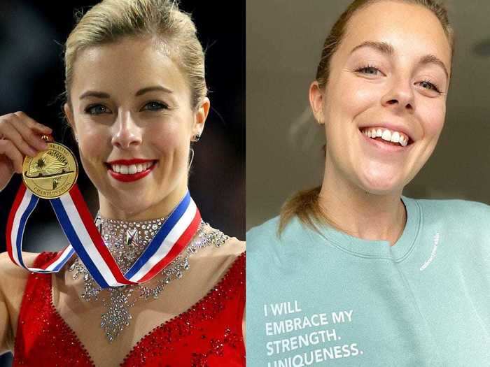 Ashley Wagner ditched her signature red lipstick in October 2020.