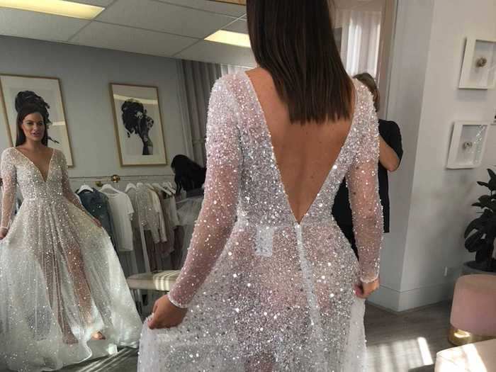 Hall anticipated she would like sparkly dresses.