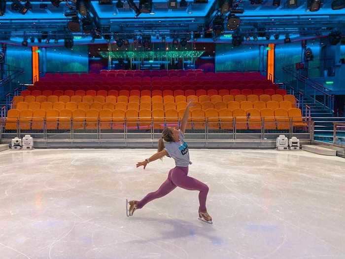 Bauth has been a professional figure skater for a few years, but her ice-skating career started at the age of 5.