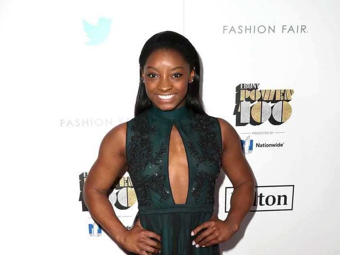 The gymnast then took a big fashion risk at the 2016 Ebony Power 100 Gala.