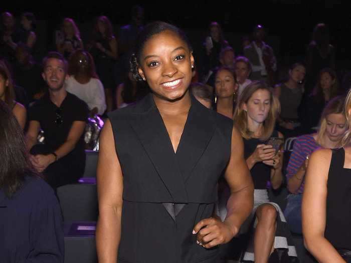 She then hit a Vera Wang show during New York Fashion Week in an all-black outfit.