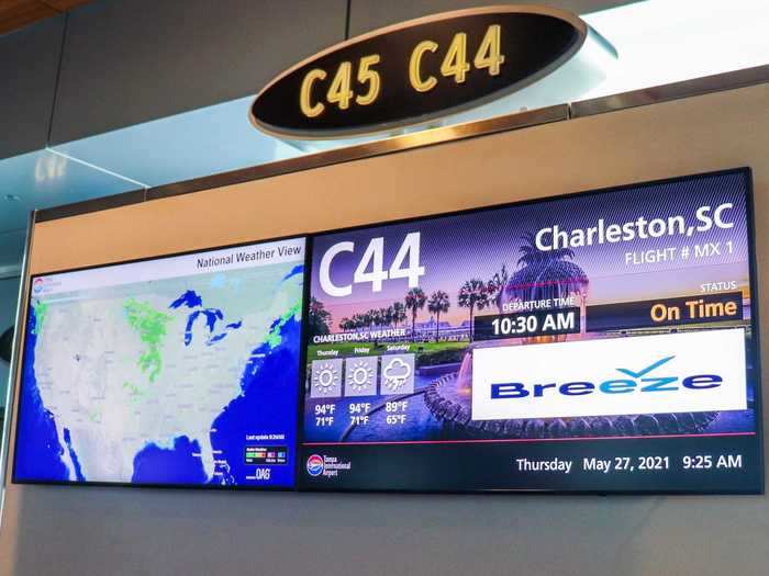 The very first Breeze flight flew from Tampa to Charleston, for example, on a route that sees limited service by only one other airline. Flying between these two cities solely on JetBlue would require a stop in New York or Boston.