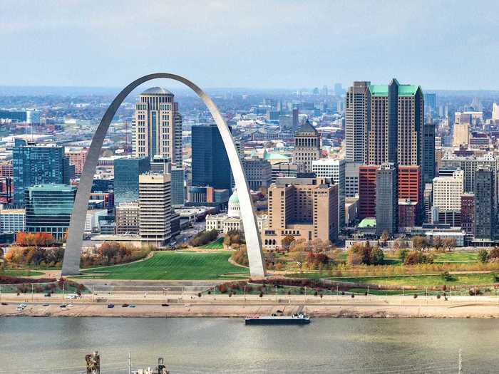 4. St. Louis, Missouri