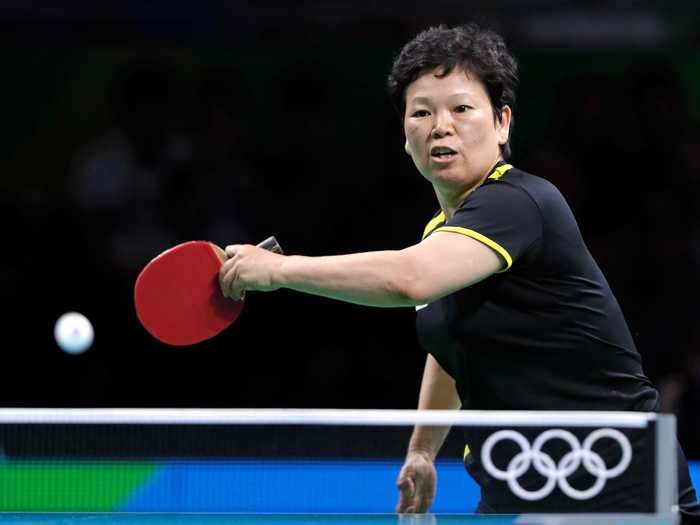 Table-tennis star Ni Xia Lian is competing at the Tokyo Games at age 58.