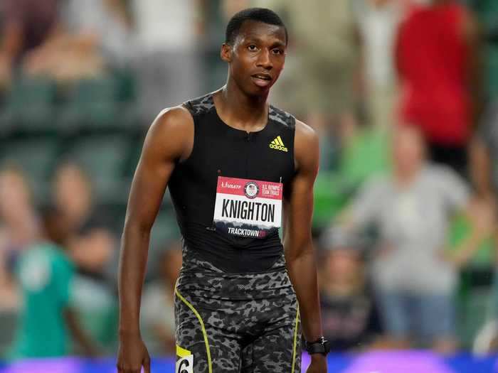 17-year-old Erriyon Knighton is believed to be the youngest US male track athlete to compete in the Olympics since 1964.