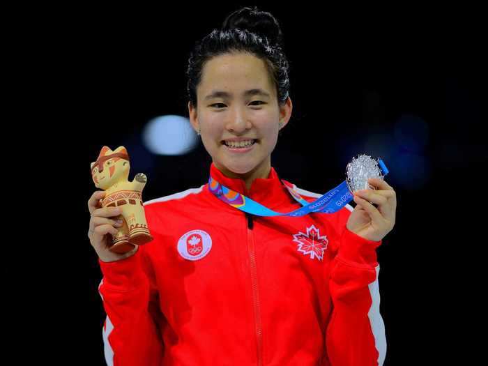 Jessica Guo, a 16-year-old fencer, is representing Canada this year.