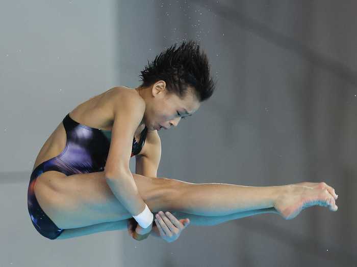 14-year-old diver Quan Hongchan is representing China at the games.