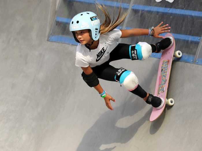 13-year-old skateboarder Sky Brown is competing as Great Britain