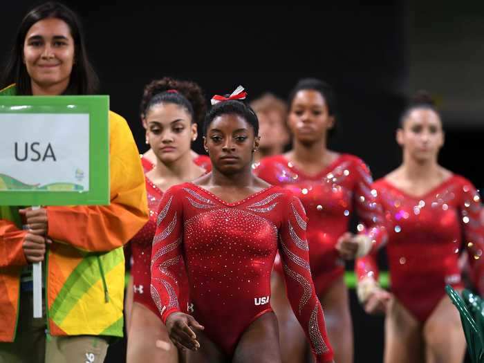 Team USA wore leotards studded with 5,000 crystals each for the Rio Olympics in 2016. If they were sold in stores, the leotards would retail for $1,200 each.