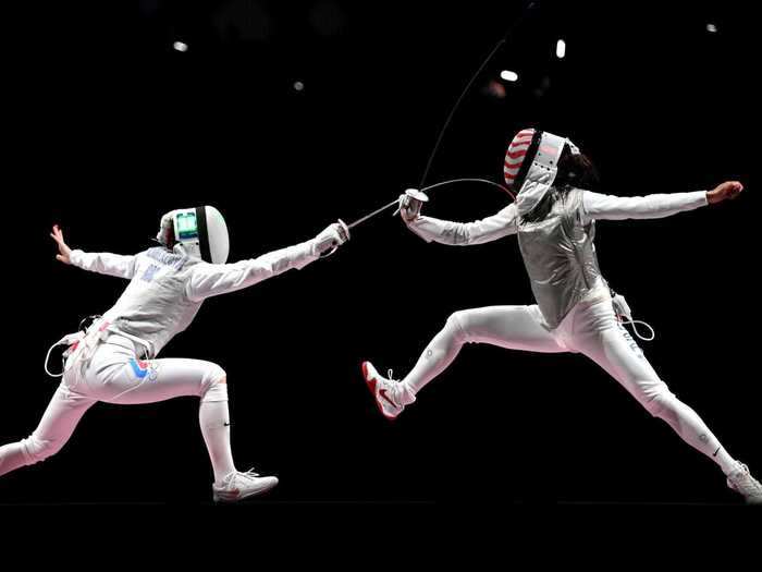 Fencing is almost theatrical.