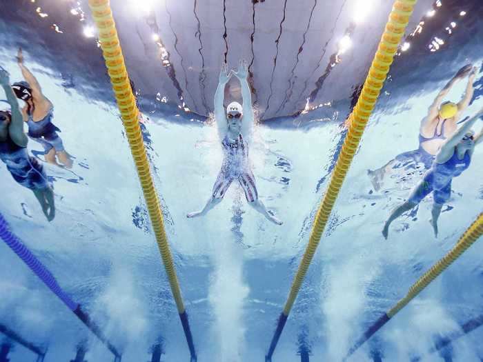 Unique perspectives from underwater during the women