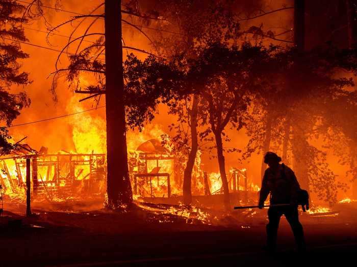 The Dixie fire destroyed more than a dozen homes and properties in Northern California over the weekend.