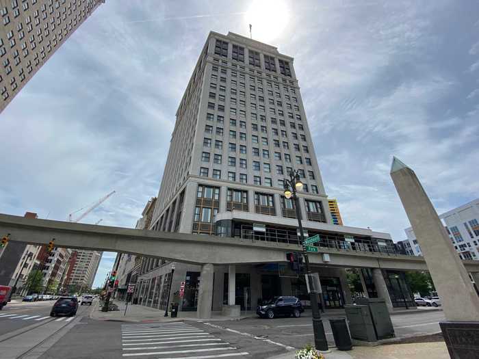 For my last stop in Downtown Detroit, I toured the David Whitney building.