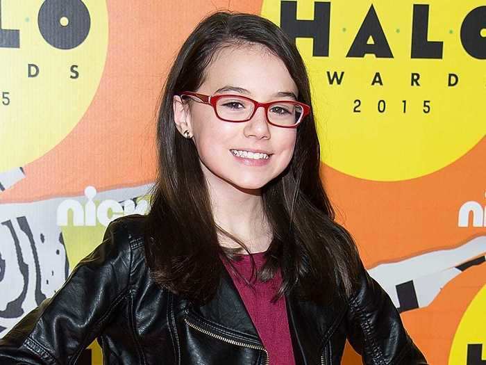 This is what Julia Antonelli, who plays Wheezie, looked like when she was 12 back in 2015. Now, she