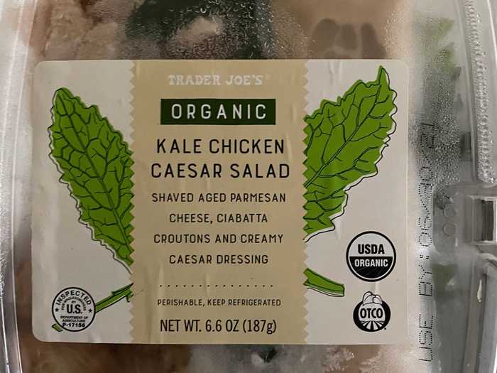 The kale chicken Caesar is my favorite salad to eat on my lunch breaks.