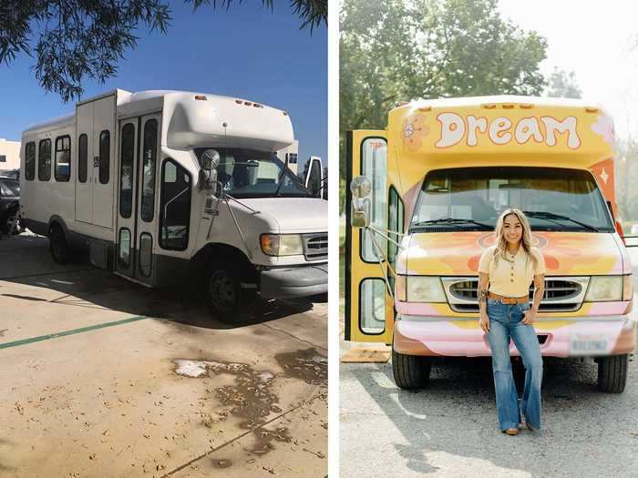 Jeltema and her team took about four days to give the bus a makeover. They added murals to the outside, and storage, wallpaper, bookshelves, toys, and proper seating to the inside.