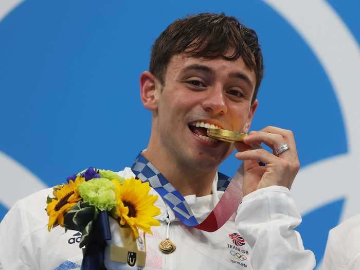 Olympic diver Tom Daley gave an impassioned speech to young LGBTQ people after his emotional gold medal win.