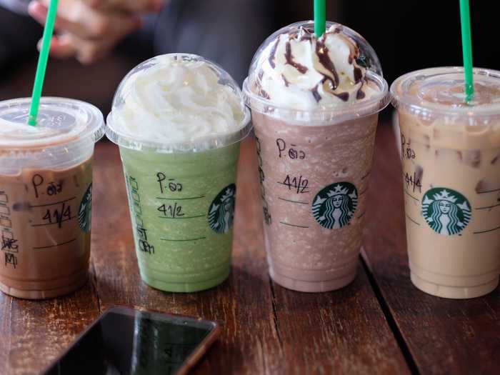 Starbucks drinks