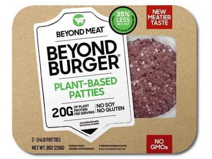 Beyond Meat burgers are a tasty and convenient plant-based alternative.