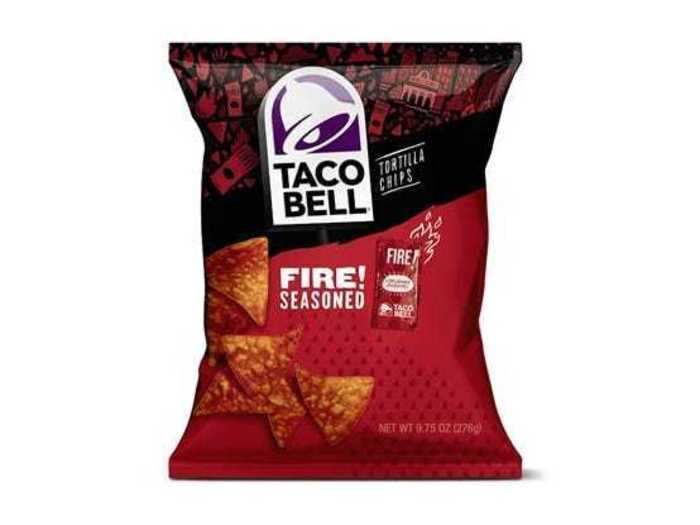 These flavorful Taco Bell tortilla chips are great for snacking or making nachos.