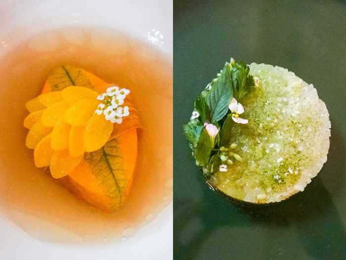 The following few dishes all started to taste the same: salty and acidic.