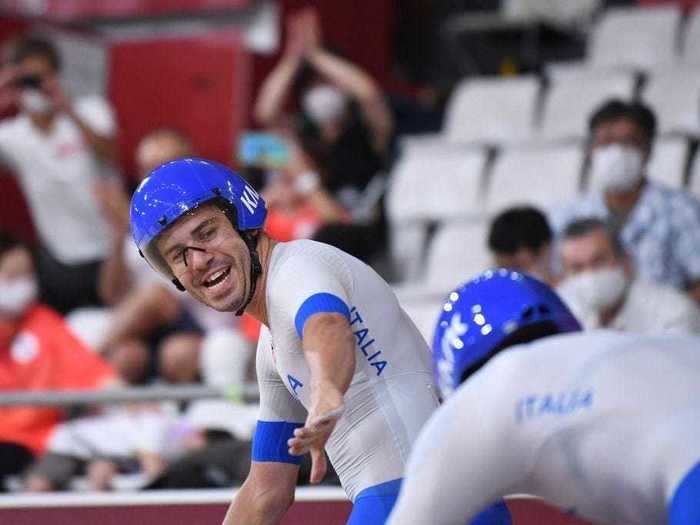 Team Italy set a new world record in the men